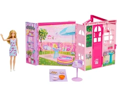 Mattel Rinkinys Barbie Dreamland Weekendowy domek dla lalek komplektas su priedais + lalka