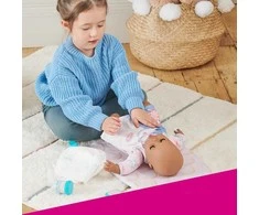 Baby Huggles Casdon persirengimo kilimėlis lėlės vystyklai + priedai