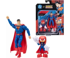Jakks Pacific Rinkinys figurek Knuckles x Superman Sonic the Hedgehog x DC Comics