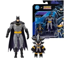 Jakks Pacific Rinkinys figurek Shadow x Batman Sonic the Hedgehog x DC Comics