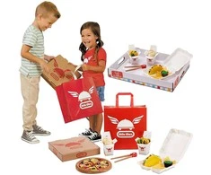 Little Tikes Mega maisto išsinešimui rinkinys su 200 priedų