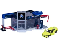 Žaislinis BMW salonas su automobiliu Majorette