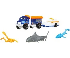 „Matchbox Adventure MBX Ocean“ gelbėjimo rinkinys, gelbėjimo transporto priemonės + priedai
