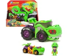 Magic Box Rinkinys T-Racers T-Rex Mega Wheels automobilių paleidėjas ir vairuotojas