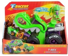 Magic Box Rinkinys T-Racers T-Rex Mega Wheels automobilių paleidėjas ir vairuotojas