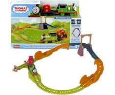 Fisher Price Rinkinys Tomas ir draugai Pašto pristatymas Petro lokomotyvas su diskais ir vikšrais