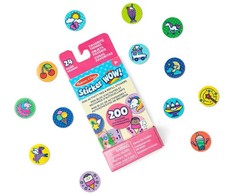 Papildomas rinkinys Sticker Wow Vienaragis 200 lipdukų Melissa &amp; Doug