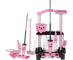 Hetty šluota Casdon Little Helper vaikiškas valymo vežimėlio rinkinys