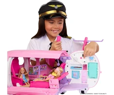 Samolot Barbie Dream Land Dream Plane dla lalek Barbie su garsais