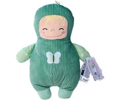 Squishbabies My Love pliušinis kūdikis žaliu kostiumėliu 28 cm