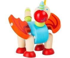 Almarina Small Foot Maža pėda medinė figūrėlė Merlin Dragon 8 cm
