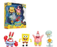 SIMBA JADA SpongeBob metal 4pak fig 6,5cm 9335302314