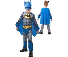 DC Comics Betmeno karnavalinis kostiumas, juodas maskavimas 110-116 cm (5-6 metai)