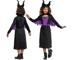Disney Princess Strój karnawałowy Disney Maleficent dla dziewczynki Czarownica Diabolina kostium przebranie 109-123 cm (4-6 lat)
