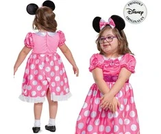 Disney Minnie Mouse karnavalinis kostiumas, pritaikytas vaikams su negalia 109-123 cm (5-6 metų)