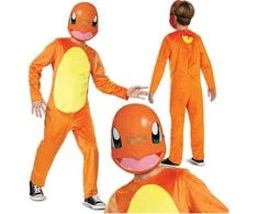 Disguise Karnavalinis kostiumas Pokemon Charmander kostiumas oranžinis Kigurumi maskavimas 127-136 cm (7-8 metai)