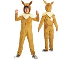 Disguise Karnavalinis kostiumas Pokemon Eevee kostiumas rudas maskuoklis 126-136 cm (7-8 metai) Kigurumi