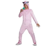 Karnavalinis kostiumas Pokemon Jigglypuff kostiumas rožinis maskuoklis 109-126 cm (4-6 metai) Kigurumi
