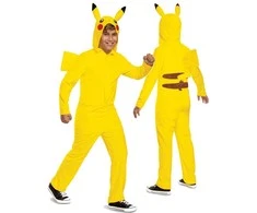 Karnavalinis kostiumas Pokemon Pikachu kostiumas geltonas Kigurumi maskuotė 127-136 cm (7-8 metai)