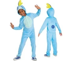 Karnavalinis kostiumas Pokemon Sobble kostiumas mėlynas maskuoklis 126-136 cm (7-8 metai) Kigurumi