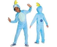 Karnavalinis kostiumas Pokemon Sobble kostiumas mėlynas maskuoklis 126-136 cm (7-8 metai) Kigurumi
