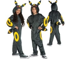 Karnavalinis kostiumas Pokemon Umbreon kostiumas juodas maskavimas 127-136 cm (7-8 metai) Kigurumi