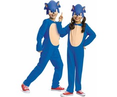 Sonic karnavalinis kostiumas berniukui ir mergaitei Ežys kostiumo maskuotė 109-126 cm (4-6 metų)