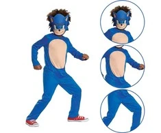 Sonic the Hedgehog karnavalinis kostiumas berniukams ir mergaitėms 127-136 cm (7-8 metų)