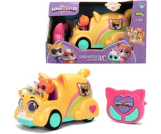 Jada Toys Superkoty zdalnie sterowany samochód RC Basic Car su Ginny i Bitsy światłem i dźwiękiem