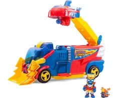 „SuperThings“ gelbėjimo sunkvežimis 2in1 automobilis, gelbėjimo sunkvežimis + kolekcinė figūrėlė, šviesos ir garso efektai