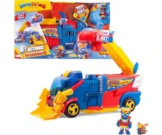 „SuperThings“ gelbėjimo sunkvežimis 2in1 automobilis, gelbėjimo sunkvežimis + kolekcinė figūrėlė, šviesos ir garso efektai