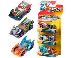 Canyon T-Racers Mix'N lenktyninių automobilių lenktyninių automobilių rinkinys iš 3 transporto priemonių