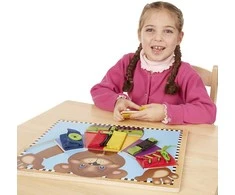 Melissa &amp; Doug MDT MSK pagrindinių įgūdžių lentos demonstravimas GML