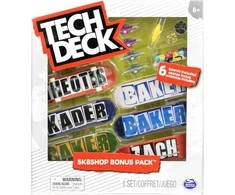 „Tech Deck“ riedlenčių rinkinys „Sk8Shop Bonus Pack Baker“ + iš anksto surinktas