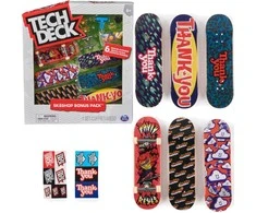 Fingerboard Rinkinys Deskorolek 6PackThank You Bonus Sk8shop + Priedai Tech Deck