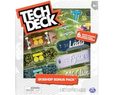 Fingerboard Tech Deck Riedlentė Bonus Pack Planb Sk8shop + Priedai 6 Szt