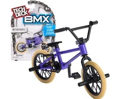 Tech Denio mažo pirštinio dviračio komplektas BMX mini pirštinis dviratis WeThePeople violetinė + lipdukai