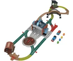 Fisher Price Tomas ir draugai Rinkinys Tracks Statinės pristatymo užkrovimas ir paleidimas + Tomas tanko variklis