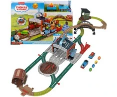 Fisher Price Tomas ir draugai Rinkinys Tracks Statinės pristatymo užkrovimas ir paleidimas + Tomas tanko variklis