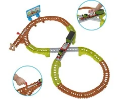 Thomas and Friends Track Set Recycling Run + Smell Locomotive 17 vnt