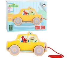 Sesame Street Gelton Wooden Taxi