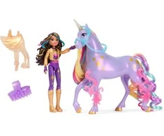 Spin Master Unicorn Vienaragio akademijos rinkinys Sophia lėlė ir Wildstar vienaragio figūrėlė + vienaragio priedai Academy