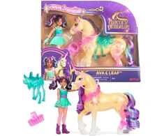 Unicorn Academy Unicorn Vienaragis Academy Vienaragis Akademijos figūrėlės Ava &amp; Leaf mergaitė ir vienaragis + priedai