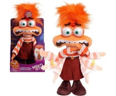 „Inside Out 2“ interaktyvus oranžinis pliušinis žaislas, nerimo talismanas, 32 cm