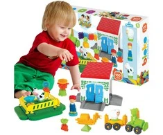 Kūrybinis konstruktorius Mochtoys Pin Bricks Ūkis 100vnt