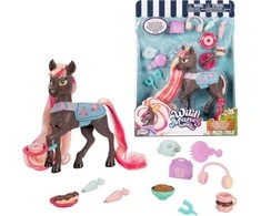 Wild Laukinių manų rinkinys Horse Pony Figūra Lana ir saldainiai Lana's Donuts 12 vnt