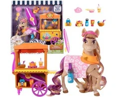Wild Manes Set Horse Figure Bailey gaivinantis vežimėlis + priedai 18 vnt
