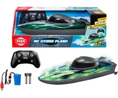 Dickie Zdalnie sterowana łódka su podświetleniem RC Hydro Flash 29 cm