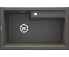 Deante granitinė virtuvinė plautuvė Deante Eridan, ZQE_T10B, Anthracite
