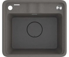Granitinė virtuvinė plautuvė Deante Momi, ZKM_T103, Anthracite metallic